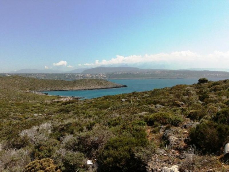 Tersanas Chania Schöne Aussicht auf das Meer Grundstück kaufen